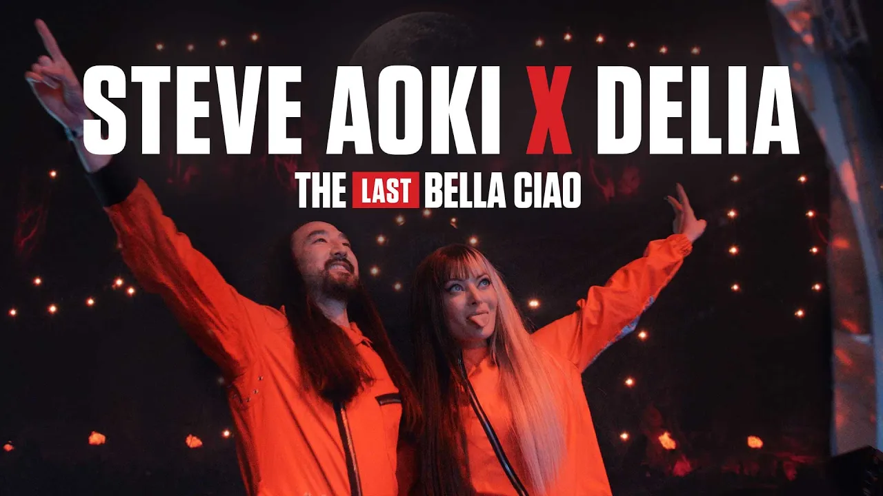 Netflix | The Last Bella Ciao | Steve Aoki x Delia backdrop