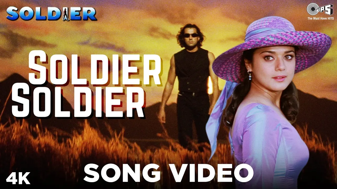 Soldier Soldier | Kumar Sanu | Alka Yagnik | Bobby Deol | Preity Zinta | Anu Malik | 90s Hindi Song background