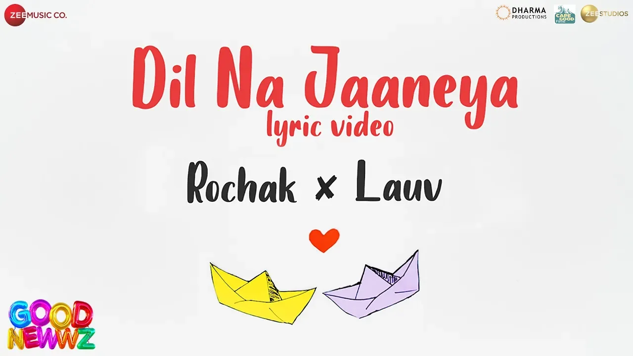 Dil Na Jaaneya - Lyrical |Good Newwz |Akshay, Kareena, Diljit & Kiara|Rochak feat. Lauv & Akasa background