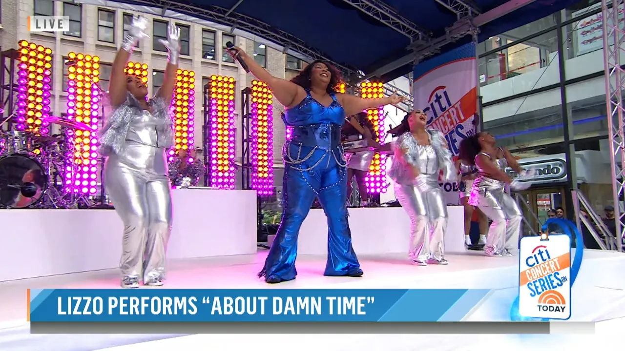 Lizzo - About Damn Time (Live From The TODAY Show) background