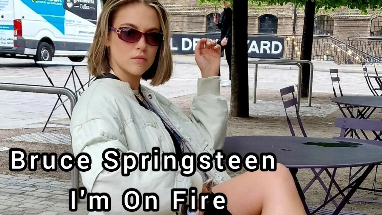 AMAZED ONLOOKERS when 17yr old STARTS SINGING -Bruce Springsteen -I'm On Fire (Allie Sherlock Cover) background