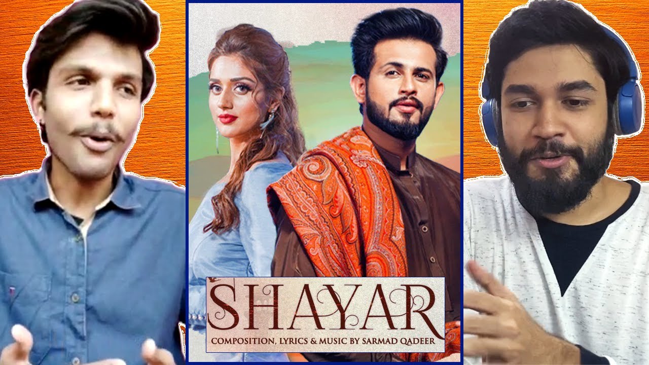 Indians react to Shayar Song - Sarmad Qadeer & Jannat Mirza background