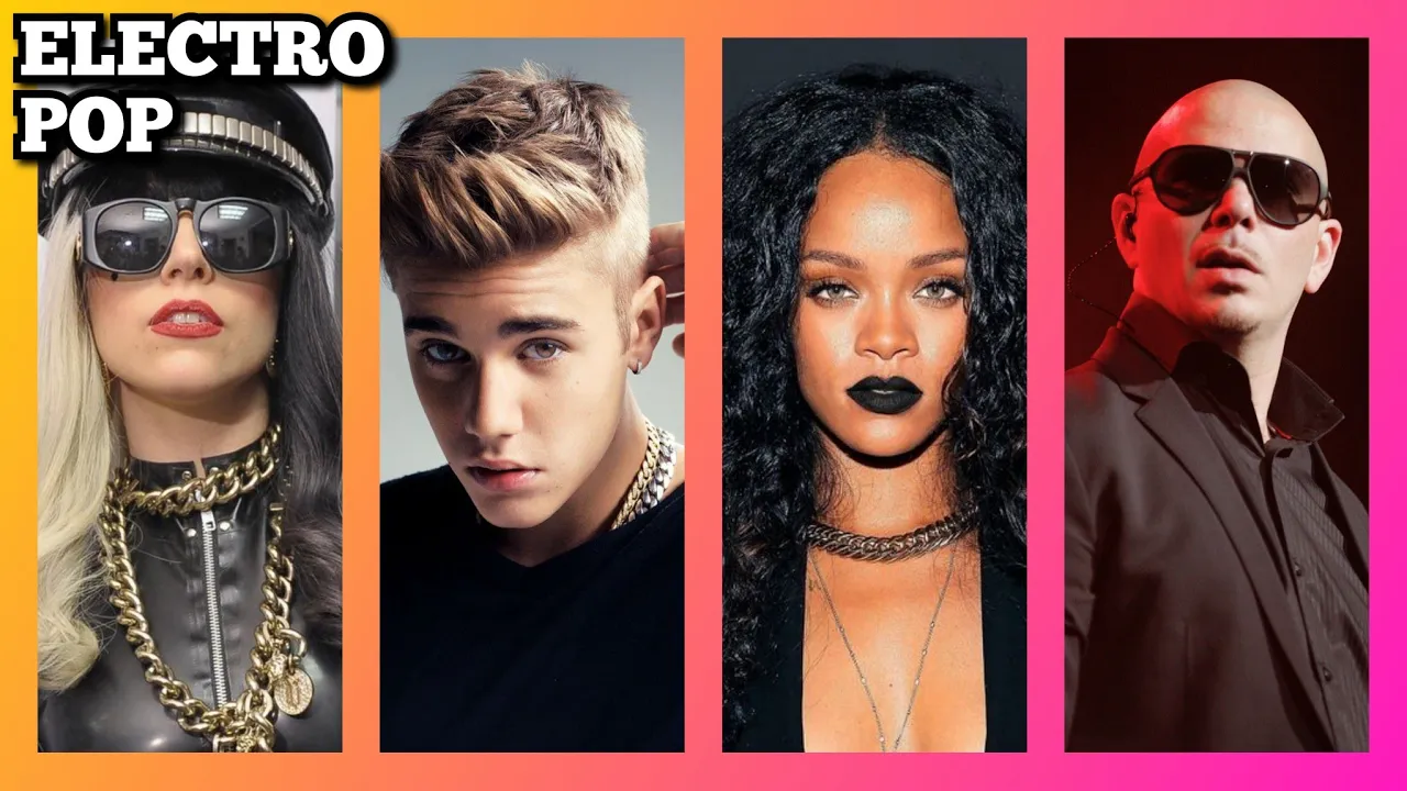 Best of Electro Pop 2000s 2010s (Lady Gaga, Avicii, Ne-Yo, Ke$ha, Rihanna, Zedd, Justin Bieber...) poster — similar to Ne-Yo: Tiny Desk Concert