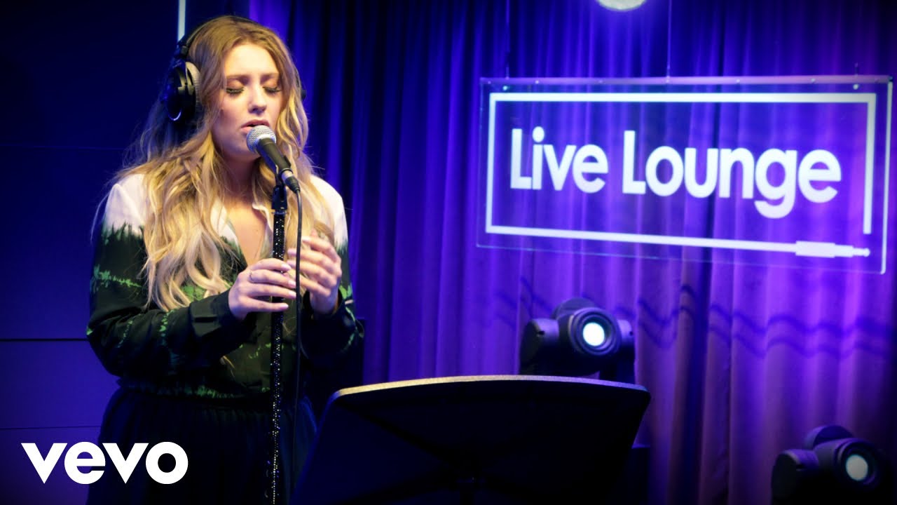 Ella Henderson - Say Something cover in the Live Lounge backdrop