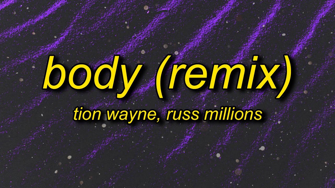 Tion Wayne x Russ Millions - Body Remix (Lyrics) | have you seen the state of her body mad background