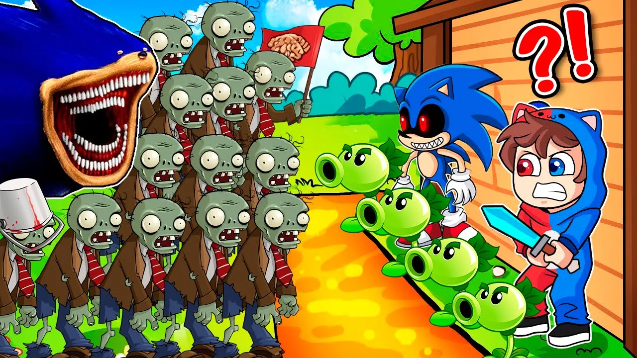 SHIN SONIC VS LA CASA MΓS SEGURA DE PLANTAS VS ZOMBIES 2! (2024) | Watch on Movi47