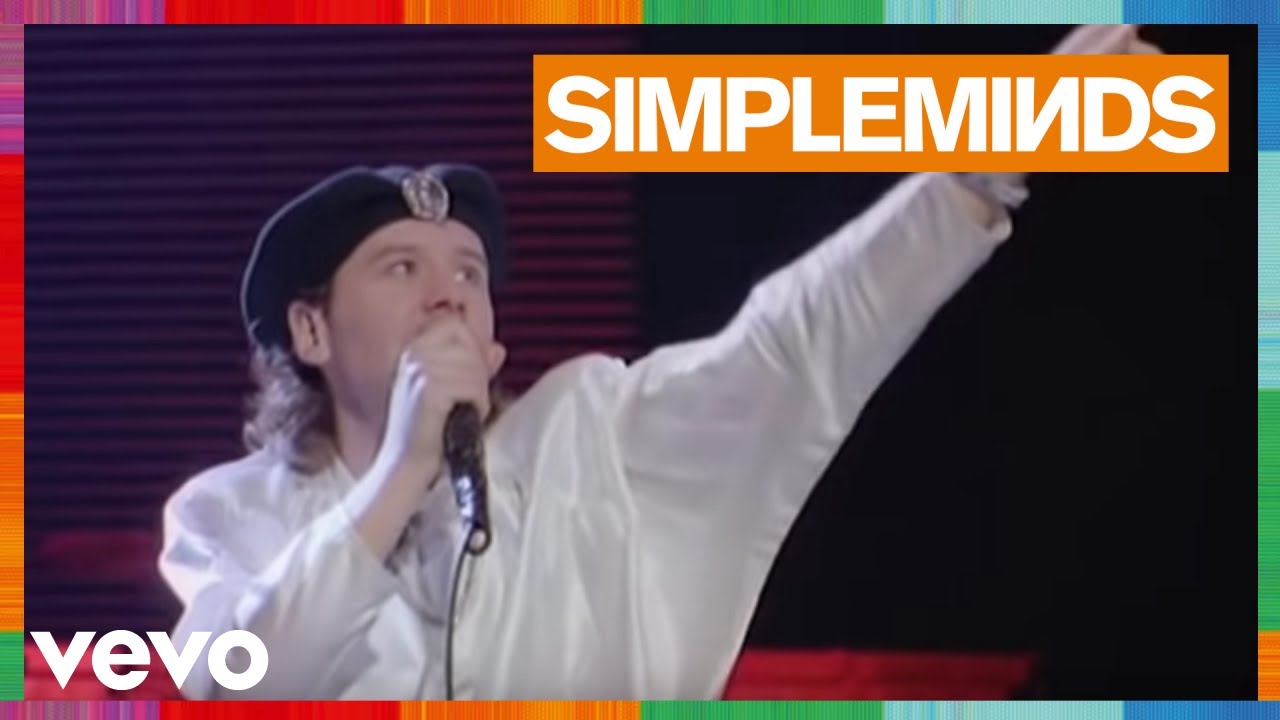 Simple Minds - Sanctify Yourself background