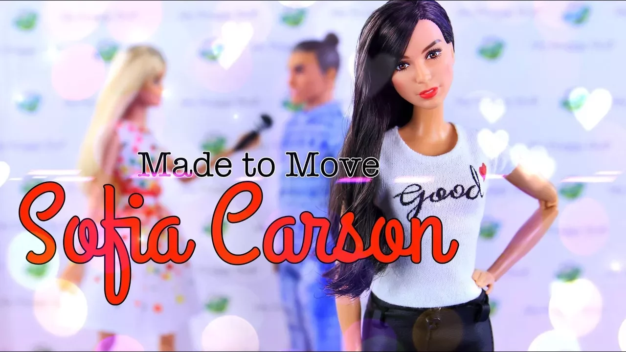DIY - How to Make: Made to Move Sofia Carson | Celebrity Custom Doll backdrop
