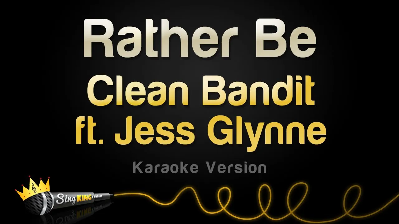 Clean Bandit ft. Jess Glynne - Rather Be (Karaoke Version) background