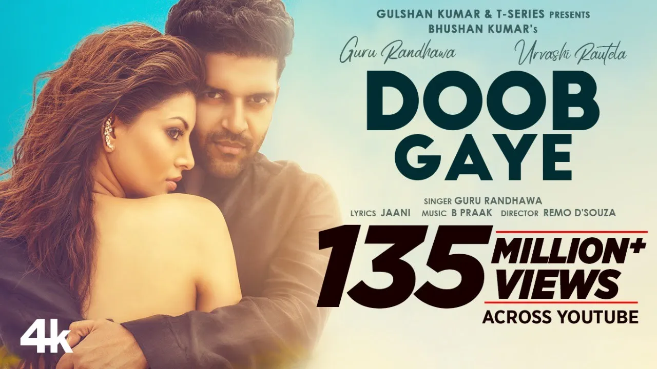 Doob Gaye (Official Video) Guru Randhawa | Urvashi Rautela | Jaani, B Praak | Remo D | Bhushan K background