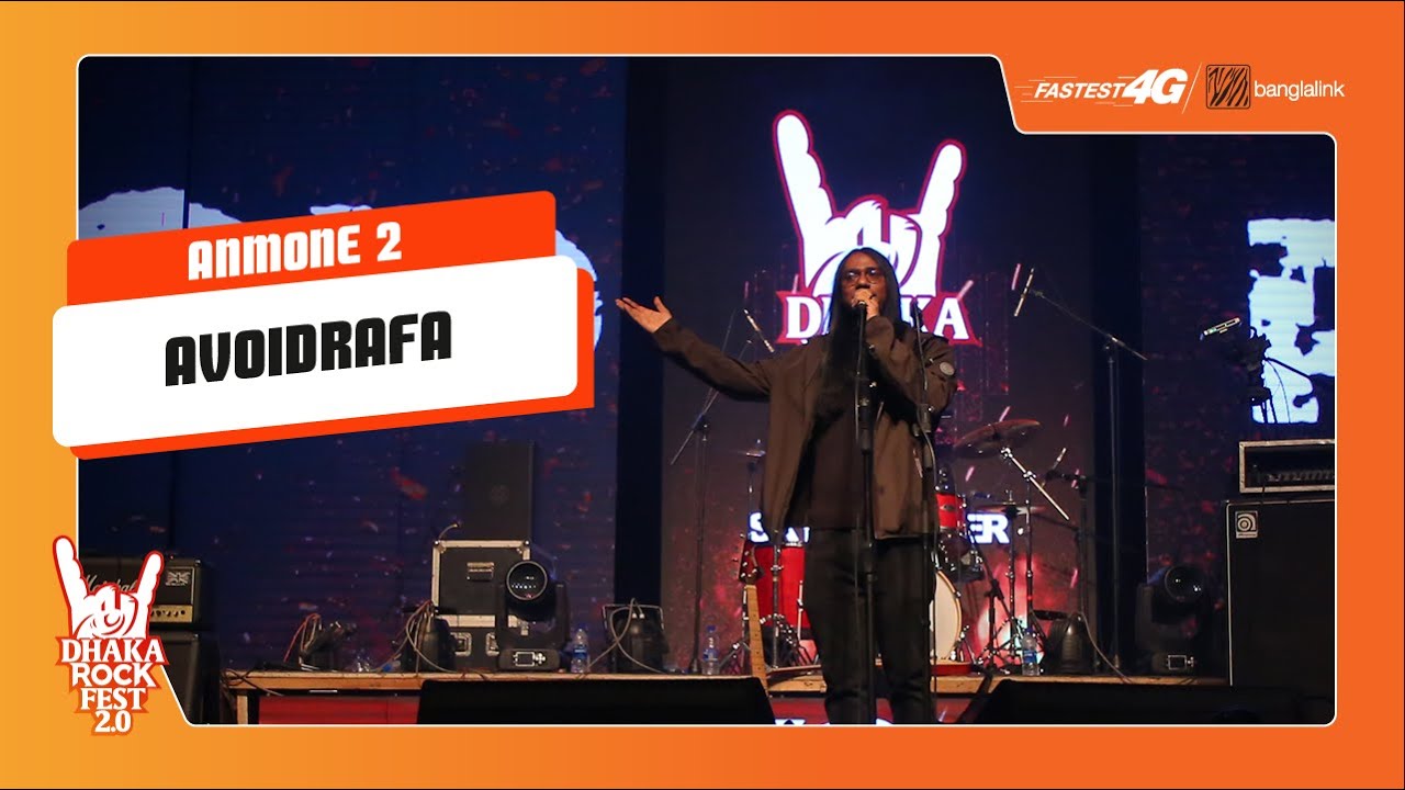 Anmone 2 | AvoidRafa | Banglalink Fastest 4G presents Dhaka Rock Fest 2.0 backdrop