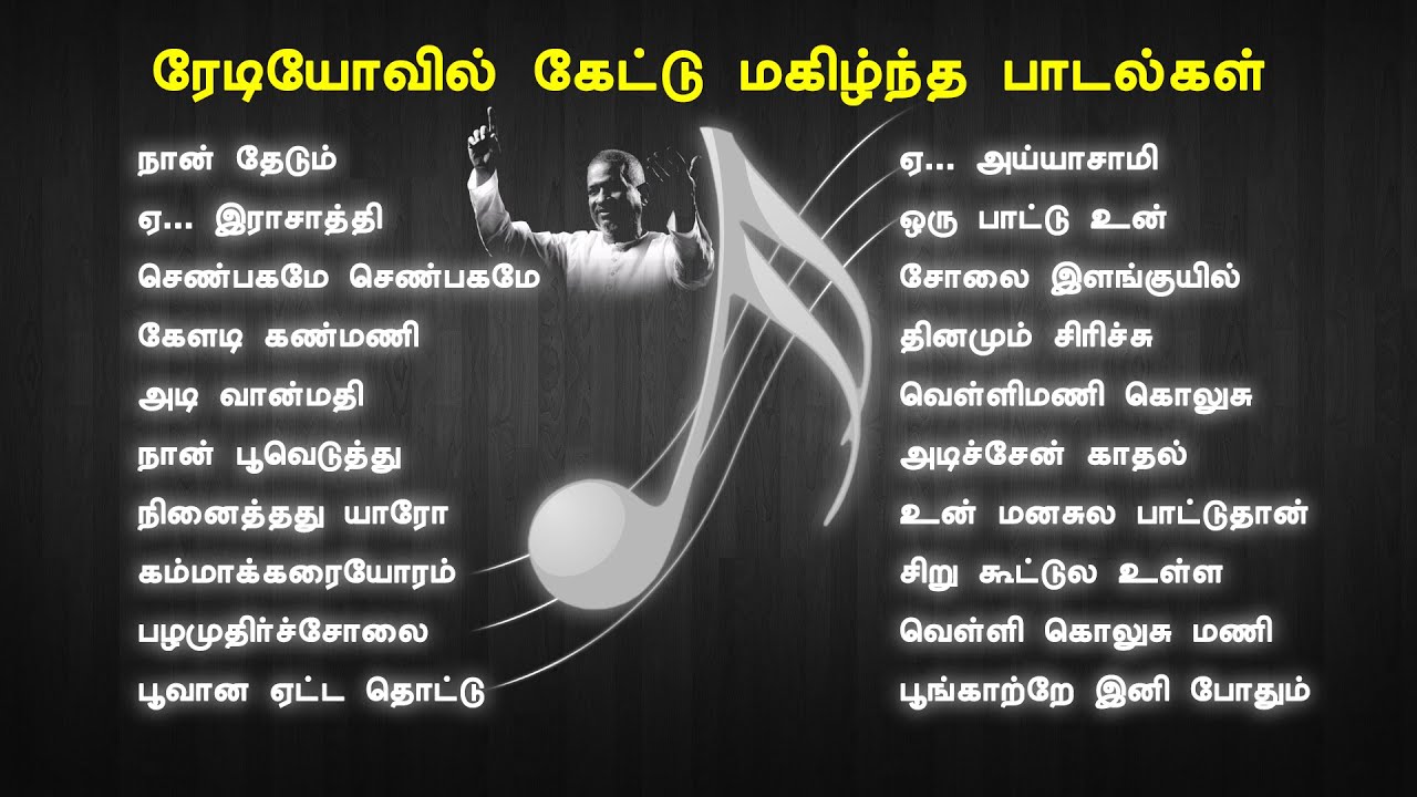 Ilayaraja 1980s Super Hit Songs poster — similar to SP Balasubramanyam & Ilayaraja : Rare moments on stage || Maestro Ilaiyaraaja's Musical Concert