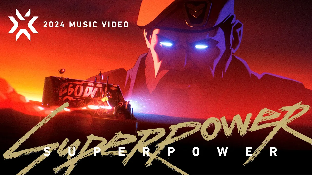 SUPERPOWER ft. KISS OF LIFE and Mark Tuan (Official Music Video) // VALORANT Champions 2024 Anthem background