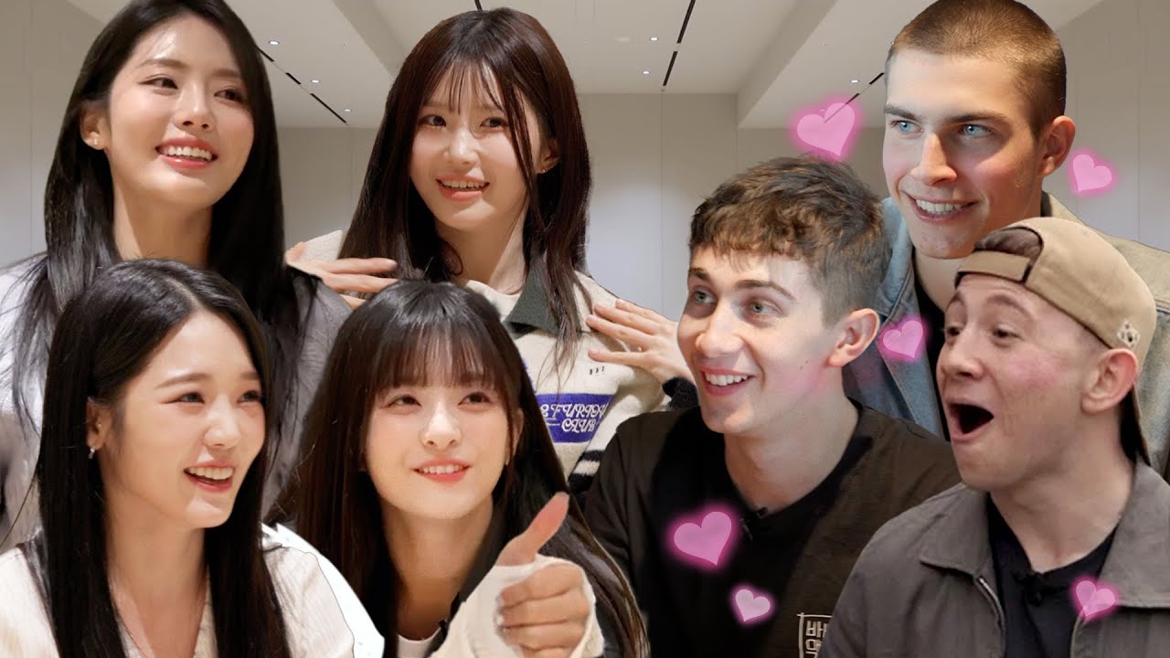 British College Students get SHY in front of K-POP Girl Group fromis_9!! (2024) | Watch on Movi47