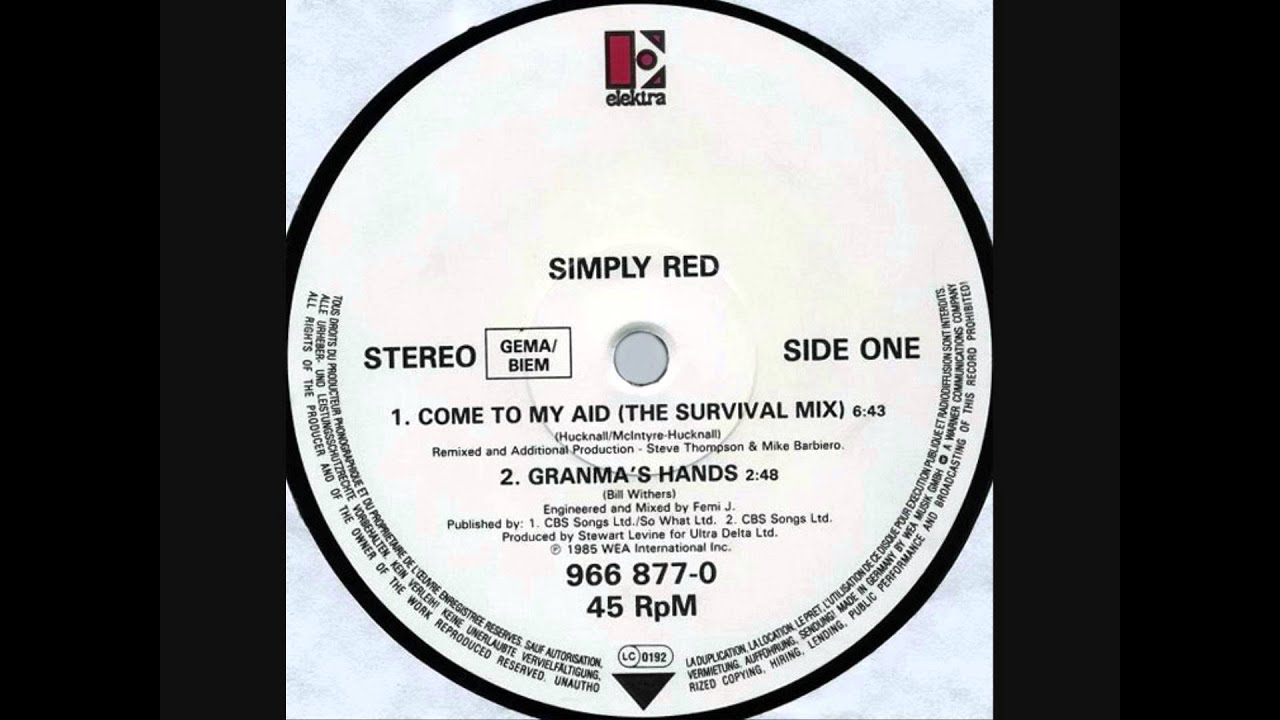 Simply Red - Come To My Aid (Dj "S" Rework)