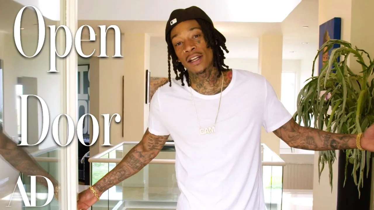 Inside Wiz Khalifa's $4.6M L.A. Mansion & Recording Studio | Open Door | Architectural Digest background