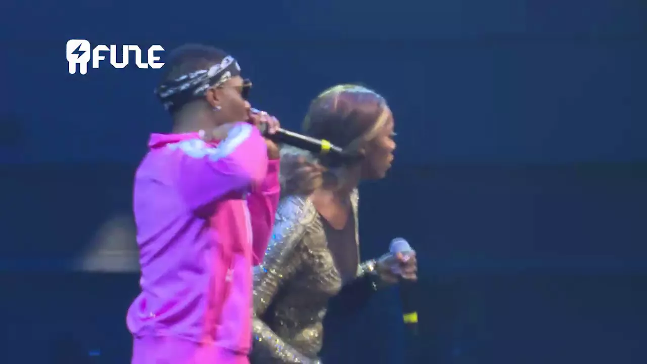 TIWA SAVAGE Brings WIZKID On Stage At One Africa Music Fest Dubai