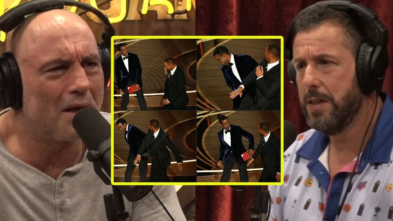 Adam Sandler On Will Smith Slapping Chris Rock | Joe Rogan & Adam Sandler background