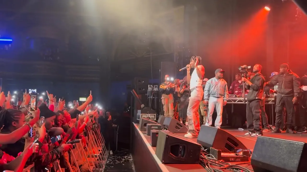 Watch Shallipopi electrifying performance at his sold out show in London