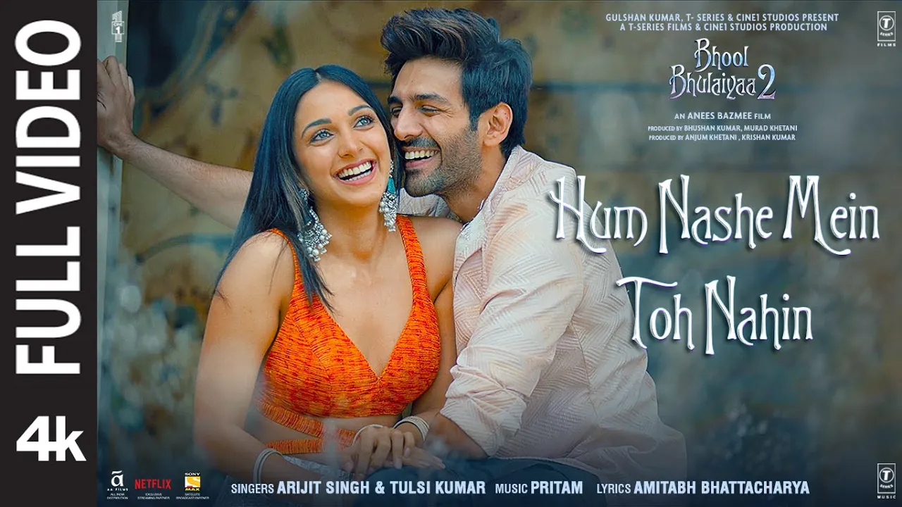 Full Video:Hum Nashe Mein Toh Nahin |Bhool Bhulaiyaa 2| Kartik Kiara | Pritam Amitabh B Arijit Tulsi background