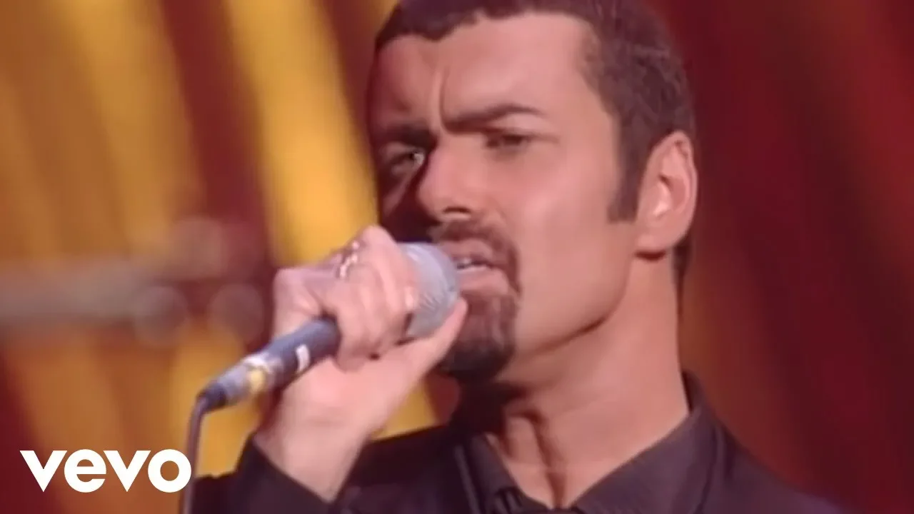 George Michael - I Can't Make You Love Me (Live) background