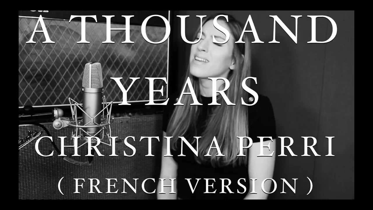 A THOUSAND YEARS ( FRENCH VERSION ) CHRISTINA PERRI ( SARA'H COVER ) background