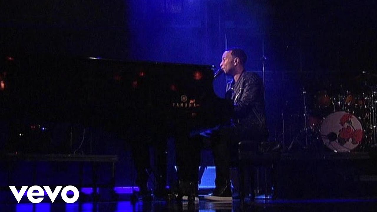 John Legend - All Of Me (Live on Letterman) background