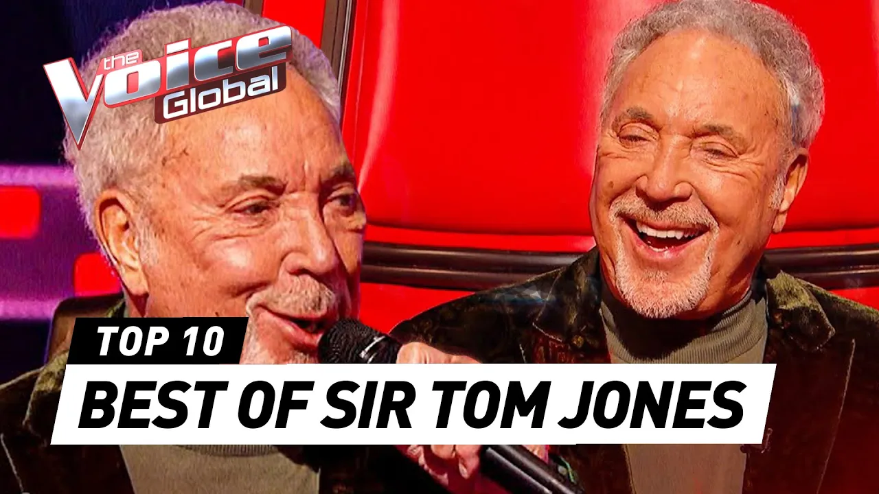 BEST moments of coach Sir TOM JONES on The Voice poster — similar to TOM JONES NON-STOP HD KARAOKE