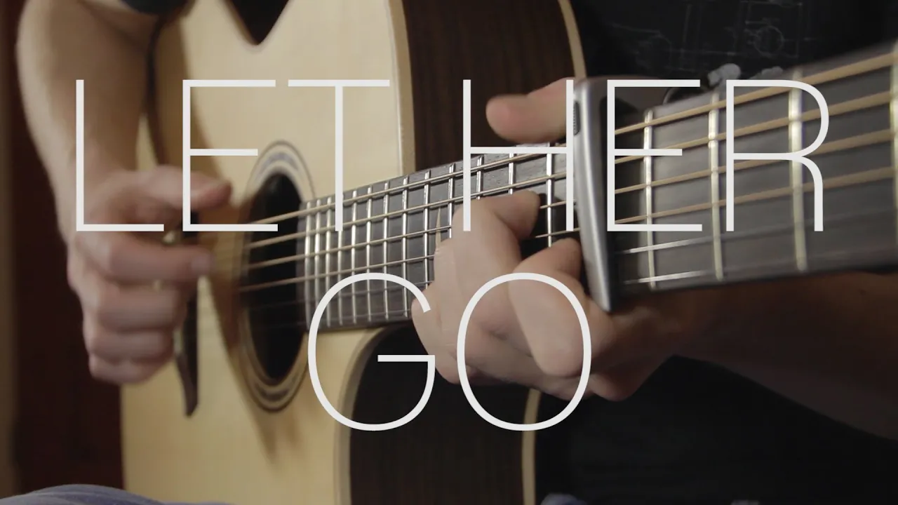 Passenger - Let Her Go - Fingerstyle Guitar Cover By James Bartholomew background