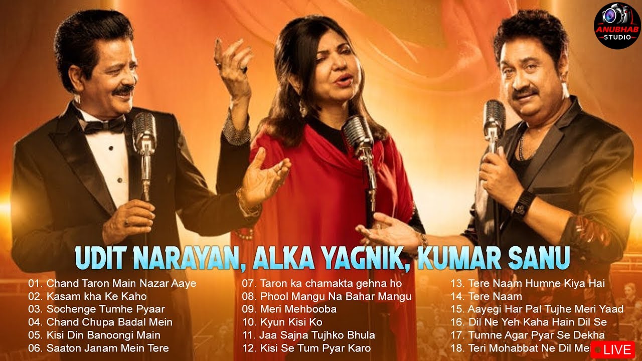 Evergreen Kumar Sanu, Udit Narayan, Alka Yagnik Romantic Old Hindi Songs SUPERHIT JUKEBOX #Bollywood (2023) | Watch on Movi47