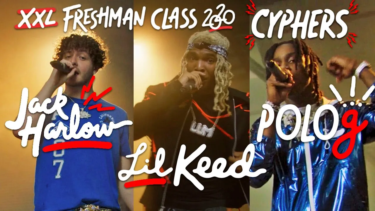 Polo G, Jack Harlow and Lil Keed's 2020 XXL Freshman Cypher background