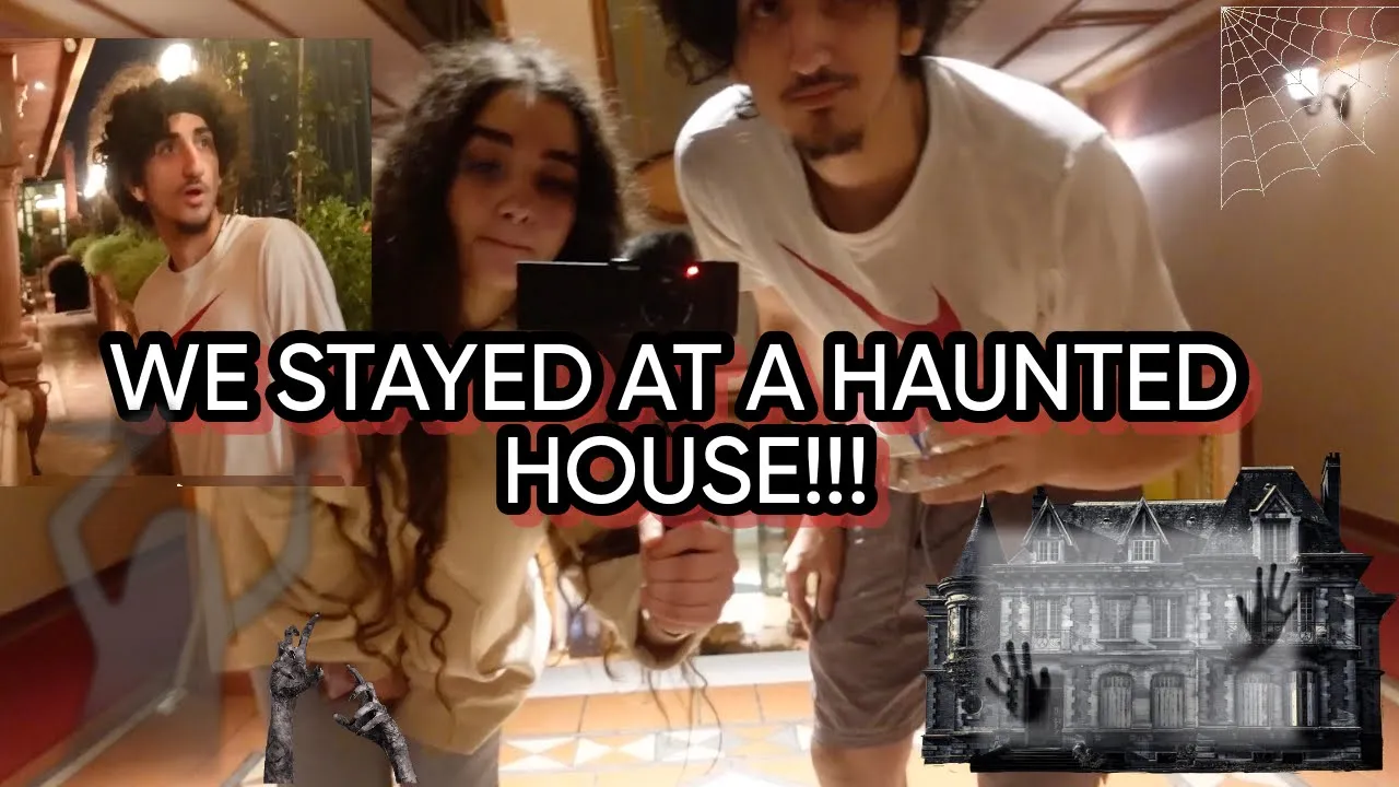 WE STAYED AT A HAUNTED HOUSE FOR 5 NIGHTS!!! background