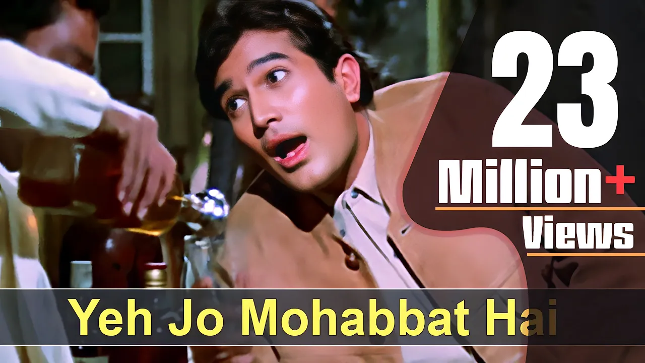 ये जो मोहब्बत है 4K Video Song - Yeh Jo Mohabbat Hai - Kati Patang Song - राजेश खन्ना - किशोर कुमार background