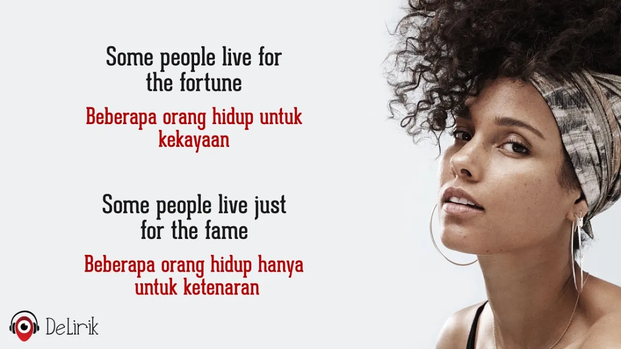 If I Ain't Got You - Alicia Keys (Lyrics video dan terjemahan) background