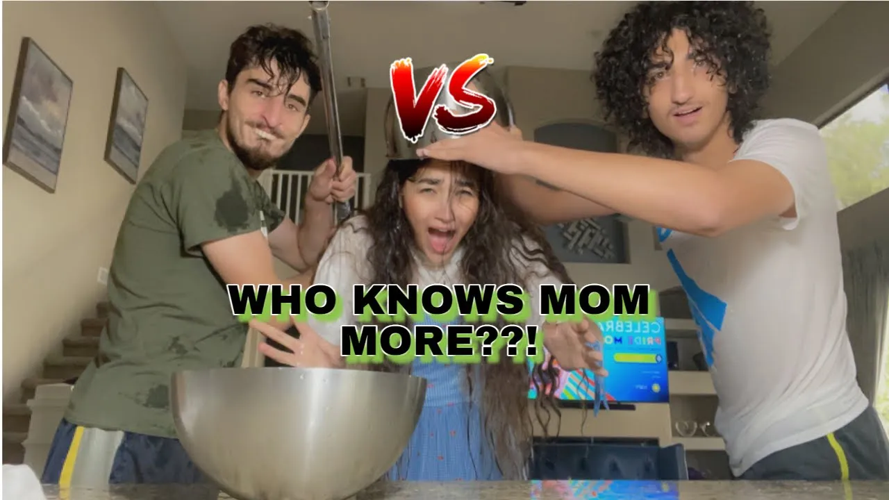 WHO KNOWS MOM MORE! (SIBLINGS CHALLENGE) background