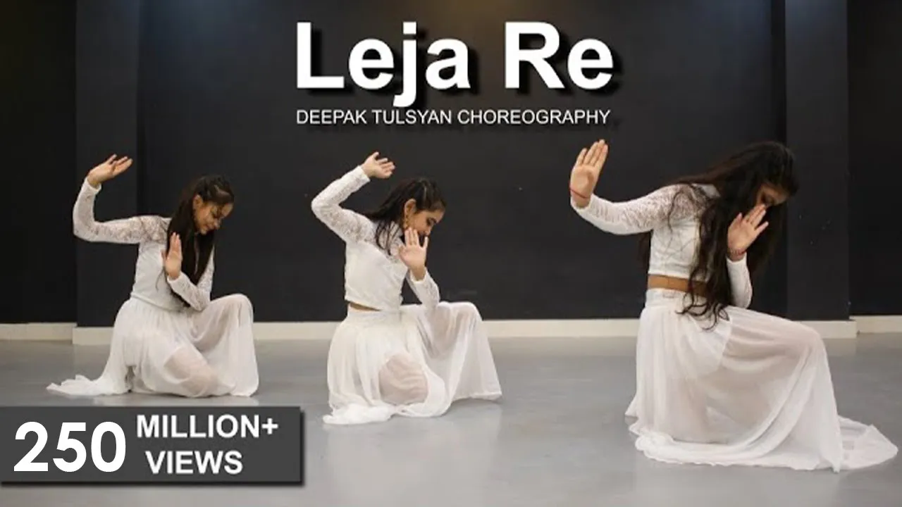 Leja Re | Easy Dance Steps | Dhvani Bhanushali | Deepak Tulsyan | G M Dance background