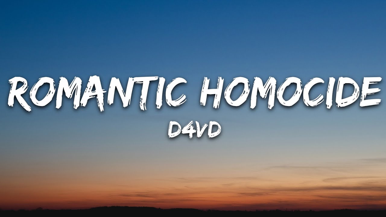 d4vd - Romantic Homicide (Lyrics) backdrop