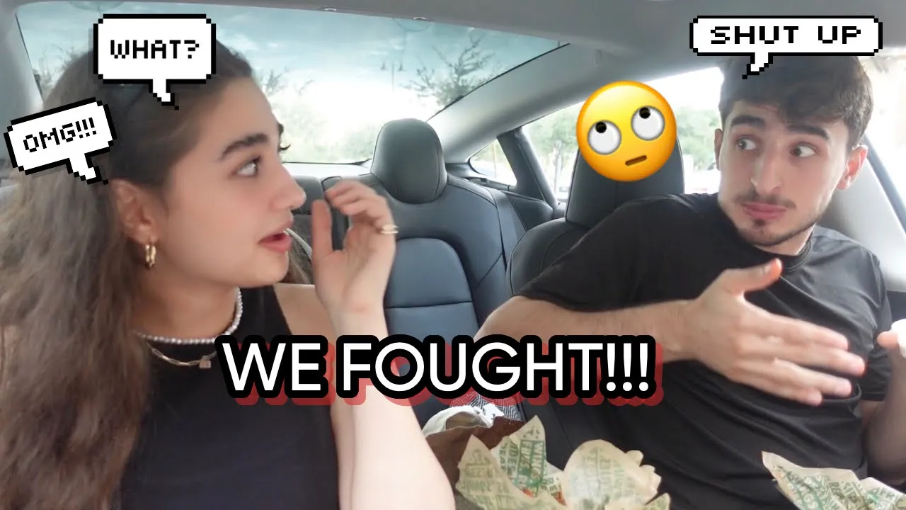 OUR FIRST MUCKBANG...WE FOUGHT THE WHOLE TIME!! background