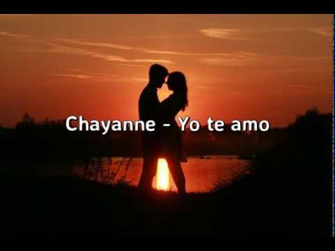 Chayanne - Yo te amo (Letra) background