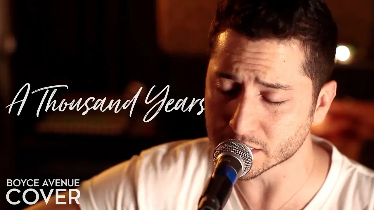 A Thousand Years - Christina Perri (Boyce Avenue acoustic cover) on Spotify & Apple background