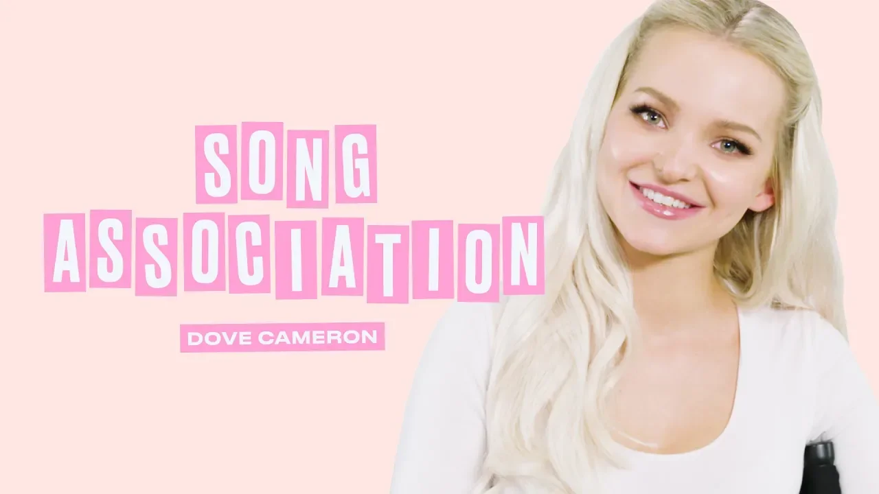 Dove Cameron Sings Miley Cyrus, Queen and Journey in a Game of Song Association | ELLE background