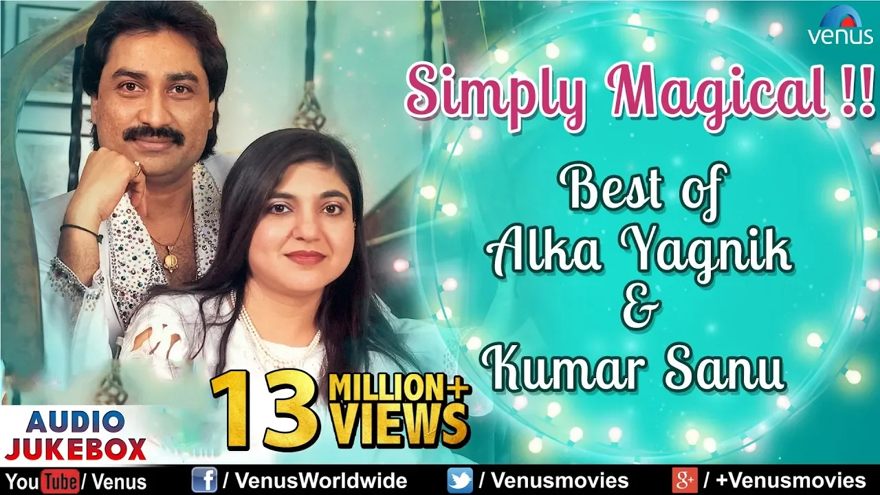 Alka Yagnik & Kumar Sanu Song | Romantic Songs | Audio Jukebox poster — similar to Ritu Hirwa - Asha Bhosle || Hit Marathi Songs (मराठी गाणी) || Audio Jukebox