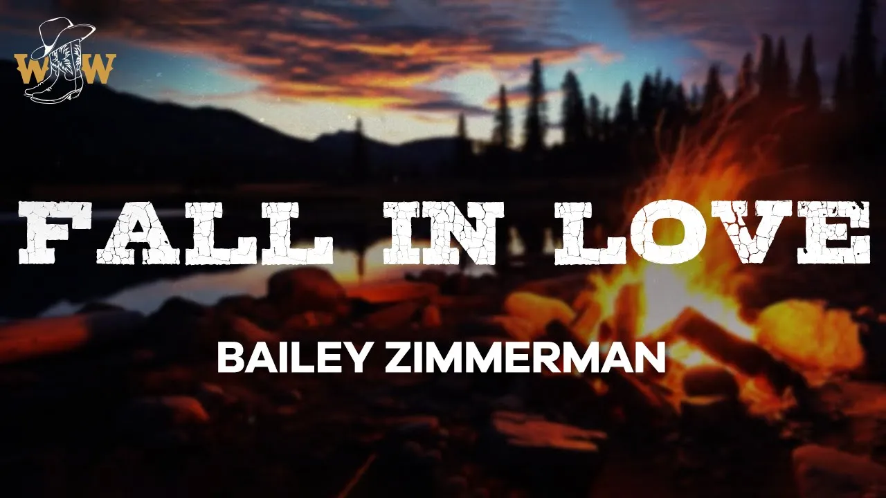 Bailey Zimmerman - Fall In Love (Lyrics) background
