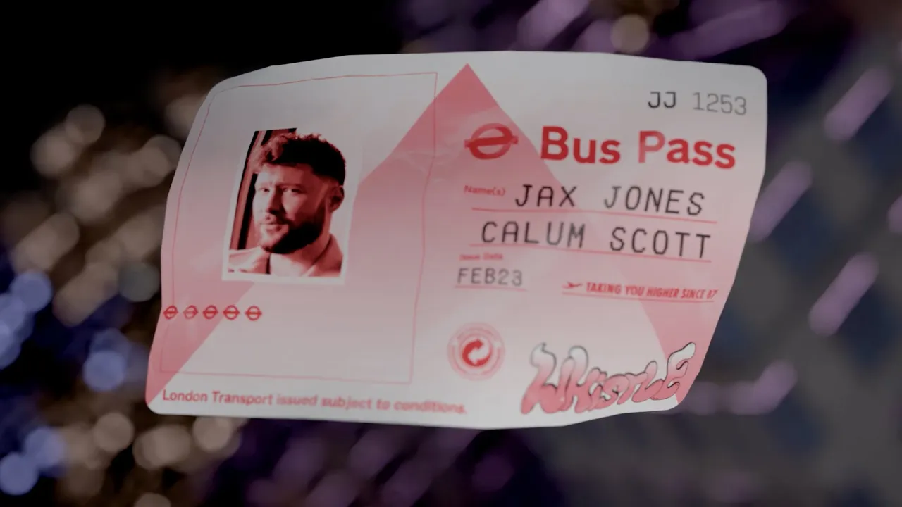 Jax Jones & Calum Scott - Whistle (Official Lyric Video) background