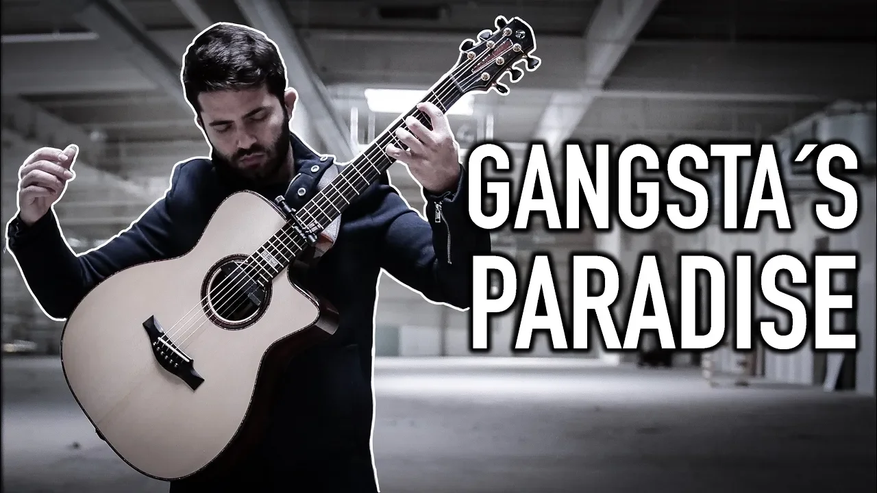 GANGSTA´S PARADISE (Coolio/Stevie Wonder) - Luca Stricagnoli - Fingerstyle Guitar Cover Arrangement background