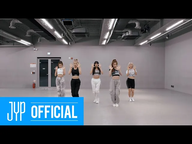 ITZY "Not Shy" Dance Practice background