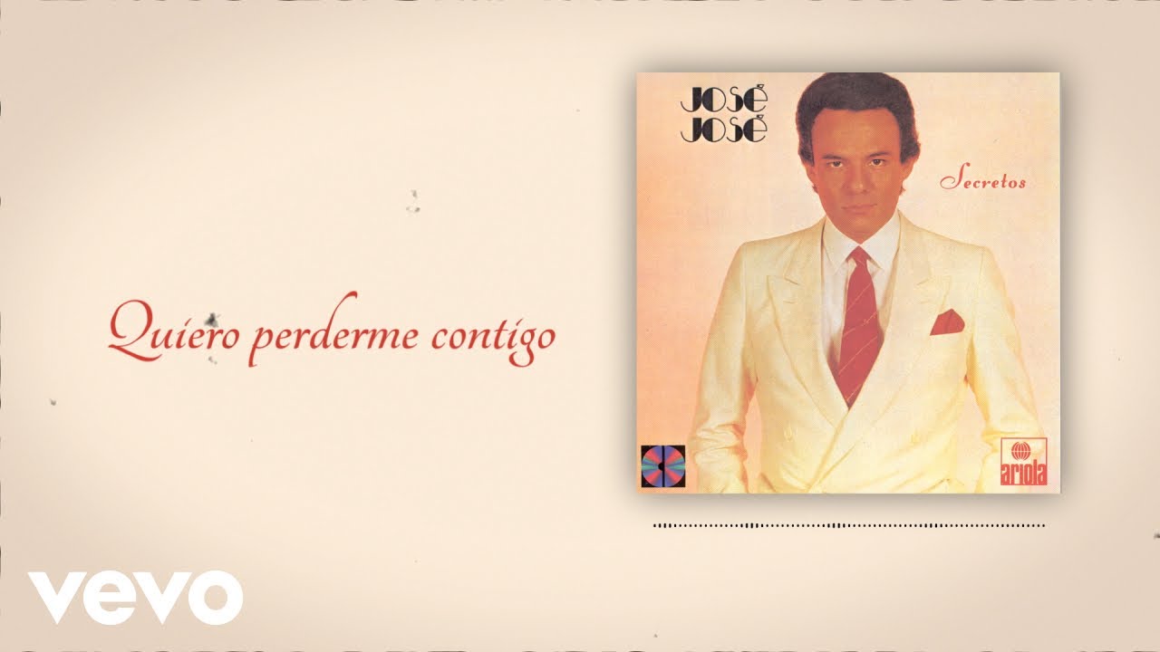 José José - Quiero Perderme Contigo (Letra / Lyrics) backdrop