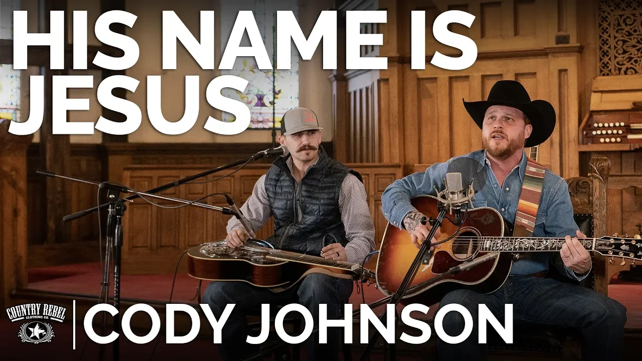 Cody Johnson - His Name Is Jesus (Acoustic) // The Church Sessions background