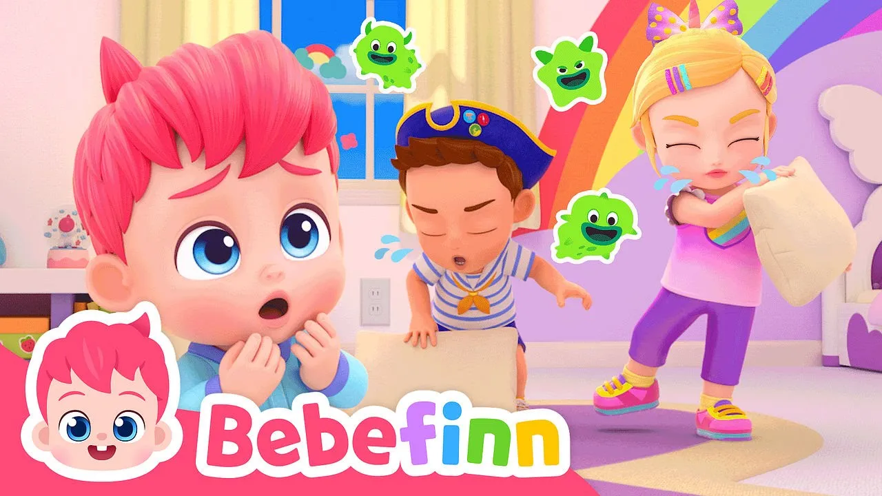 đ€§ Cover your sneeze | EP43 | Bebefinn Songs for Kids | Nursery Rhymes & Kids Songs backdrop