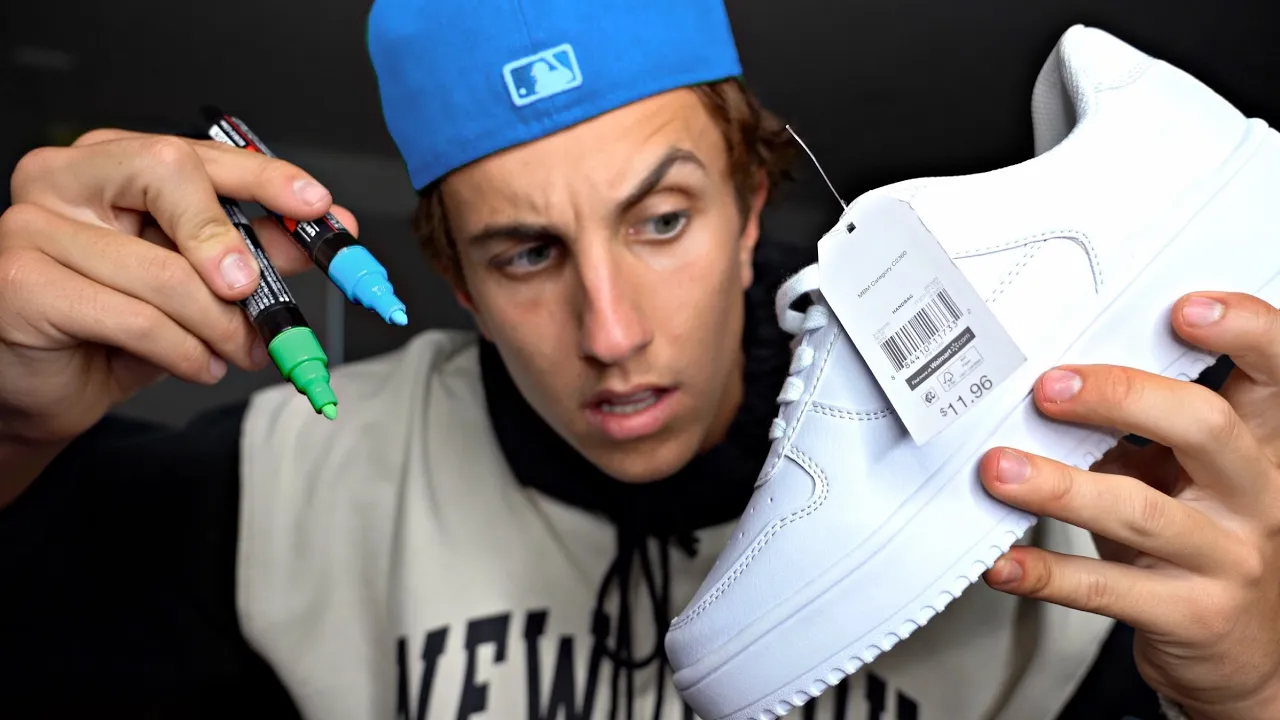 Customizing $13 Walmart Shoes, then Returning them… background